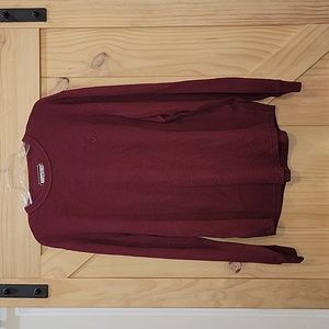 American Eagle | Burgandy Long Sleeve Shirt | XL